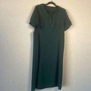 Dark green dress
